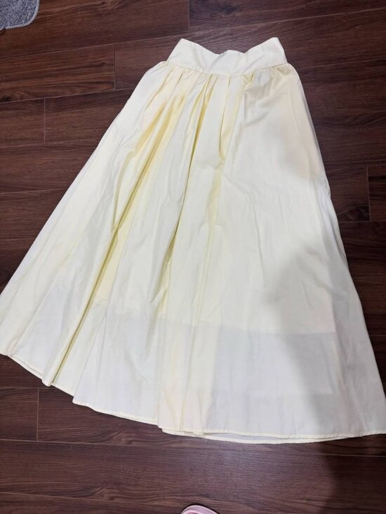 Dresses & Skirts - Light Yellow Maxi Skirt
